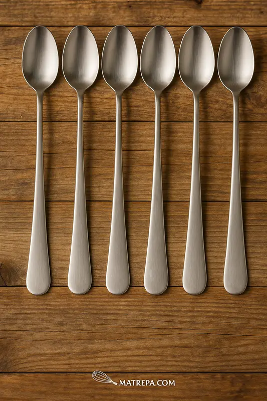 סט 5 כפיות גבוהות לקפה