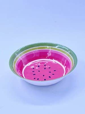 צלוחית מלמין דגם אבטיח 18.5 ס"מ