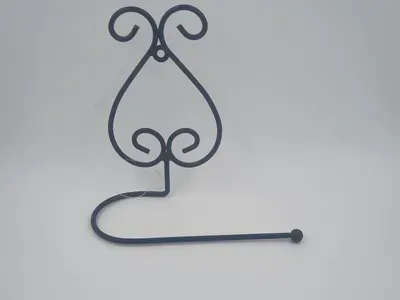 פירזול לב שחור לניר טואלט /למגבת