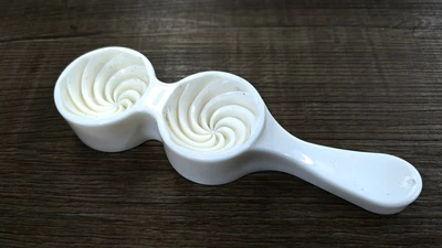 שבלונה מעמול/מקרוד יציקה עיגול ספירל 5 ס"מ קלאסי