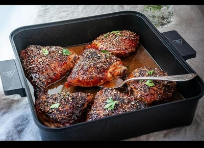 מגיק COOK & GRILL - פלטת אינדוקציה חשמלית עם סיר 6 לט' ופלטת גריל