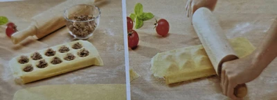 מגש/תבנית להכנת רביולי מרובעים 10 שקעים