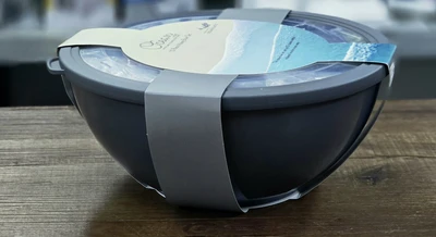 קופסה עגולה כולל מכסה מארז 6 יח