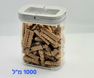 קופסה אקרילית מכסה ווקום 1 ליטר