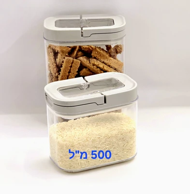 קופסה אקרילית מכסה ווקום חצי ליטר