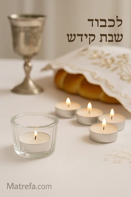 נרון/פמוט זכוכית 5.5 ס"מ