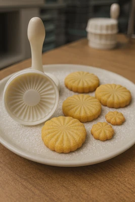 שבלונה/חותמת לעוגיות יציקת פלסטיק דגם קלאס