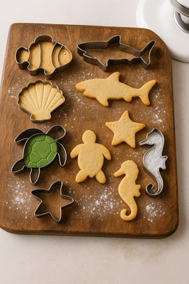 חותכנים/קורצנים לעוגיות סט 6 יח על חלד דגם "נמו וחברים"