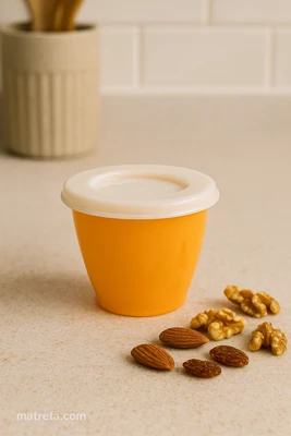 קופסה פלסטיק סופר אטומה 150 מ"ל 7.5 ס"מ רוחב סגירה הרמטית