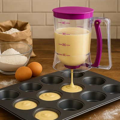 דיספנסר/מוזג לבלילות קרפ/פנקייק/מאפינס