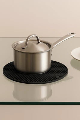 תחתית סיליקון XL שחורה לסיר חם 24 ס"מ