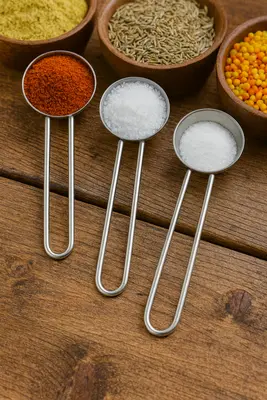 סט 4 כפיות תבלינים פרימיום