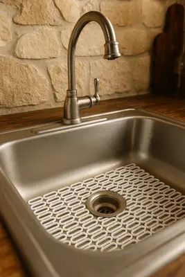 מגן/משטח כיור פלאסט לבן 41*33 ס"מ