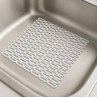 מגן/משטח כיור פלאסט לבן 41*33 ס"מ