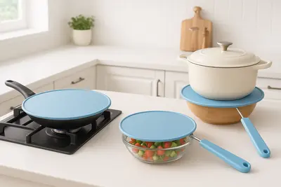 כיסוי רב שימושי סיליקון 28 ס"מ חסין חום לסירים מחבתות ועוד...