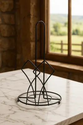 מתקן לנייר מגבת מעוצב