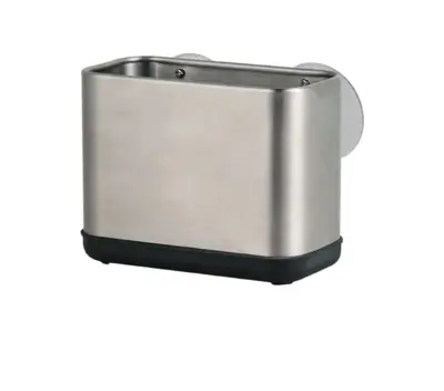 ארגונית/סכומון נירוסטה עם מדבקות וואקום תחתית נשלפת