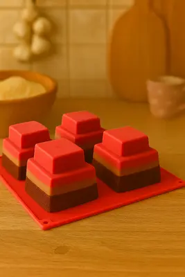 סיליקון קינוח 3 קומות "טריו"