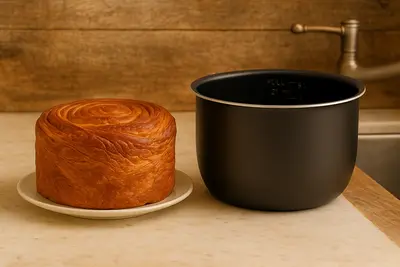 תבנית הפלא 23 ס"מ בגובה מיוחד 16 ס"מ אלומיניום בציפוי טפלון לאפיה מושלמת