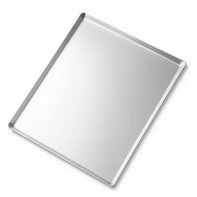 תבנית אלומיניום שטוחה 43.5 ס"מ כולל משטח סיליקון לאפיה