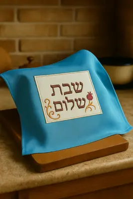 כיסוי סירים לפלטה מהודר "שבת שלום"