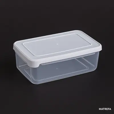 מארז 6 יח קופסה פלסטיק 800 מ"ל פרימיום צבע מכסה משתנה