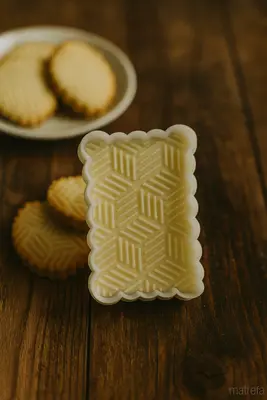 קורצן מרוקאי מלבן טקסטורה מעמול/מרציפן