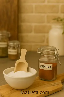 כפית/כפינה מיני מעץ לתבלינים