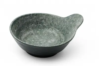 צלחת מלמין להגשה סלטים/מטבלים ופיצוחים 11 ס"מ