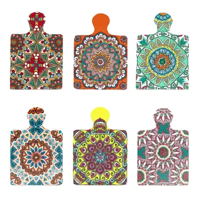 תחתית מעוצבת קרמיקה לסירים חמים גם לתליה על קיר תחתית שעם 17*17