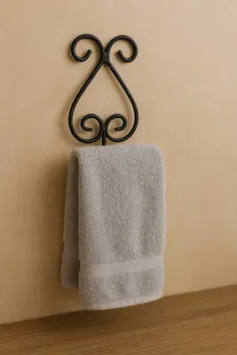 פירזול לב שחור לניר טואלט /למגבת