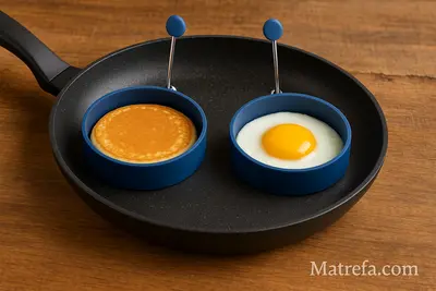 מארז 2 יח רינג סיליקון לביצה/פנקייק ועוד... 10 ס"מ