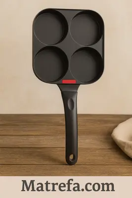 מחבת פנקייק 4 שקעים 9*2 ס"מ "BLACK"