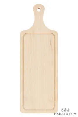 קרש עם ידית ומסילה לניקוז #3 להגשה/חיתוך 45*16 ס"מ