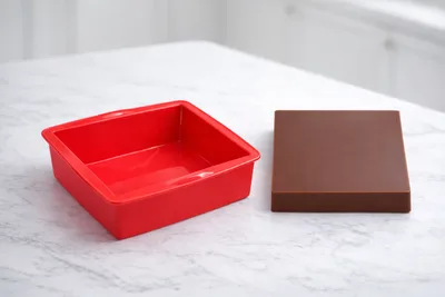 תבנית סיליקון מרובעת 21*21 ס"מ "שוקולד דובאי ג'מבו"