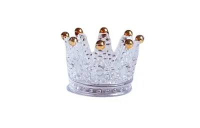 פמוטים לנרות זוג דגם "כתר " 7.5 ס"מ