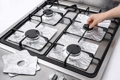 נייר אלומיניום מרובעים לשמירת ניקיון לכריים ארוז 20 יח