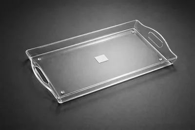 מגש אקרילי מלבני 39*25*3.5 ס"מ