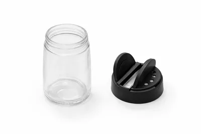 טריו צנצנות לתבלינים מכסה דו מצבי 9*5 ס"מ מארז 3 יח