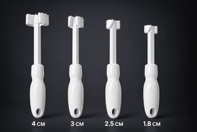 /מרוקן הפלא/מרוקן ירקות/לממולאים סט 4 גדלים פלסטיק איכותי