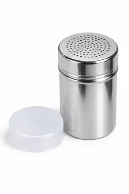 מלחייה/תבליניה/נירוסטה חורים קטנים כולל מכסה