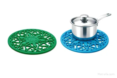 תחתית סיר חם סיליקון מעוצב 20 ס"מ