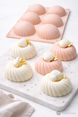 תבנית סיליקון חצי כדור ספירל 6 שקעים 7.5 ס"מ