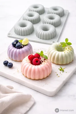 תבנית סיליקון סברינה שקע ספירל 6 שקעים 6 ס"מ