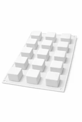 תבנית סיליקון ריבועים 15 שקעים 3*3*2.8 ס"מ