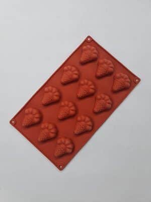 סיליקון גלידה 12 שקעים 4.5 ס"מ