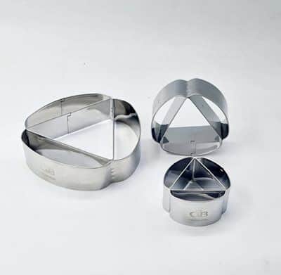 סט 3 קורצני אוזן המן 10,6,5 ס"מ