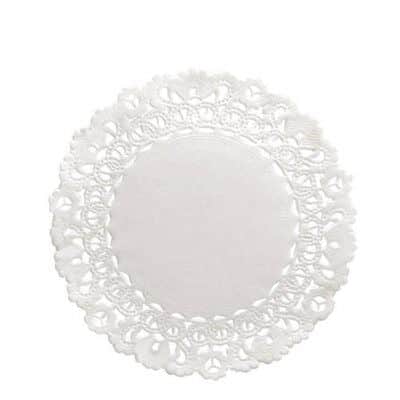 דוליס ניירות תחרה עגול 28 ס"מ 24 יחידות