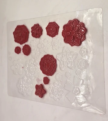 פי וי סי פרחי קישוט 648