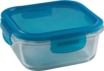 מיכל זכוכית מרובע 1100 מ"ל חסין חום